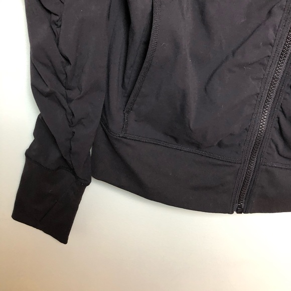 $SOLD$ Lucy Activewear Ruched Jacket - Picture 3 of 7